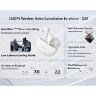 1MORE True Wireless Headphones Q20 Bluetooth 5.3 Earphone Earbuds Headphone Audio TWS ANC