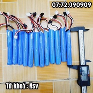 Nsv Pin sạc 2S 14500 7.4V Pin dài cổng nối Sm dùng cho xe mô hình điều khiển từ xa