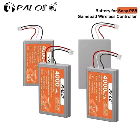 4000mAh for PS5 Controller Battery for Sony LIP1708 for Playstation 5 DualSense Game Wireless Contro