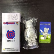 Medicom Toy series 30 Pattern secret 隱藏版 灰色豹紋植毛 bearbrick be@rbrick