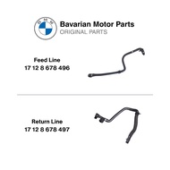 Original BMW Coolant Feed / Return Line For G12/G30/G32 With B48C/B48D Engine (17128678496 / 1712867