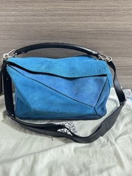 Loewe  medium Puzzle bag in Suede