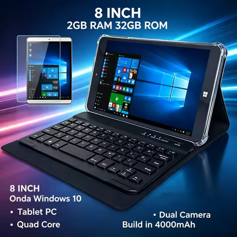 Drop Shipping 8 INCH 4GB RAM+64GB ROM Onda Windows 10 Tablet PC Flash Sales Z3735F CPU 1280*800 Pixe