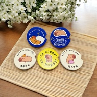 [Soul] Car Coaster [Invoicing] Kapibara Capybara Ceramic Coaster Absorbent Coaster Car Storage Coast