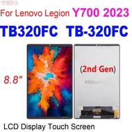 8.8 inch cho Lenovo Legion Y700 2023 (thế hệ 2) tb320fc TB-320FC Màn hình LCD Bộ linh kiện số của mà