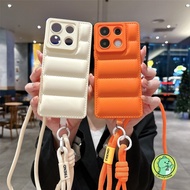 Down Jacket Casing For Honor X9A X9B X9 X8B X8A X8 X7B X7A X7 X6B X6 5G 4G Luxury Cover Cute Simple 