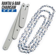 Terbaru Allefix Rantai Mata Chainsaw Bar Refil Chainsaw Mini 4/6/8