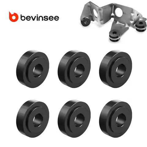 BEVINSEE Shifter Bracket Bushings for VW 02A 02J 02M 02Q Gearboxes for Golf MK5 MK6 for Passat B6 B7