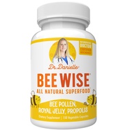 Dr. Danielle's Bee Wise - Bee Pollen Supplement - Bee Well with Royal Jelly, Propolis, Beepollen in 