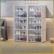 Folding Shoe Cabinet Home Dustproof Storage Shoe Rack Large Capacity Multi-Layer Shoe Rack in Bedroom