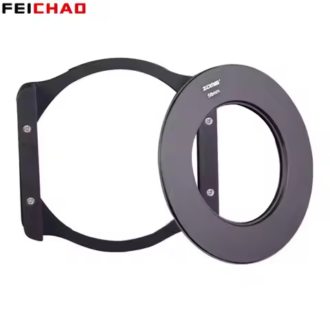 Zomei P Series Camera Square Filter Holder with Metal Adapter Ring 49/52/55/58/62/67/72/77/82mm for 
