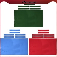 [Phenovo] Pool Table Cloth & 6 Felt Strip for 9ft Snooker Billiard Table Gears Red