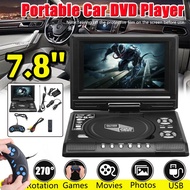 Multimedia Digital DVD 7.8 Inch TV cd dvd player Multi System 1080P HD DVD Player Portable USB DVD P