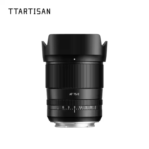 TTArtisan AF 75mm F2 Full Frame Autofocus Lens for Portrait Photography for Sony E A6400 A7RIII ZVE-
