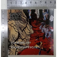[band sticker] Napalm Death - Harmony Corruption band sticker/