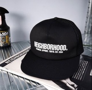 日本潮牌 Neighborhood 2023ss 黑色 棒球帽 網帽 經典logo 全新未使用