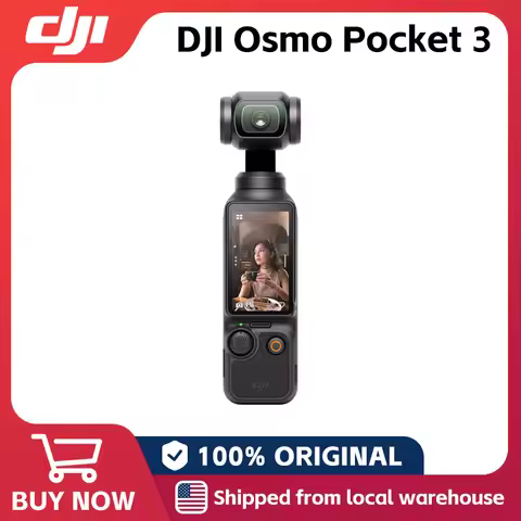 DJI Osmo Pocket 3 Vlogging Camera 1-Inch CMOS &4K/120fps 3-Axis Gimbal Mechanical Stabilization Orig