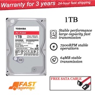 Toshiba P300 1TB/2TB/3TB/4TB SATA 3.5 SATA 5400/7200rpm HDD Internal Desktop PC HDD