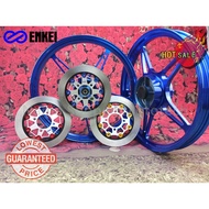 Enkei full cnc FORGED sport rim Disc brakes 220mm Aluminum wheel suitable for for YAMAHA LC135 V4,V5 Blue wheel