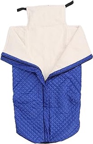 Lightweight Wheelchair Blanket with Zipper and Villus, Wheelchair Cover for Adults Wheelchair Warm Covers (Blue)