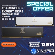 Ram TEAMGROUP T-CREATE EXPERT DDR5 6000MHz 32GB (16GBx2) CTCWD532G6000HC30DC01 [NEW]