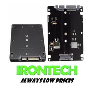 B+M key Socket 2 M.2 msata NGFF SATA SSD to 2.5 SATA Adapter Enclosure Case