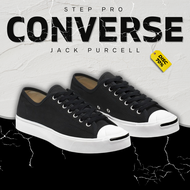Converse Jack Purcell Black CV001265-1-9 รองเท้าผ้าใบชาย รองเท้าผ้าใบหญิง คอนเวิร์ส