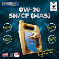 MORRISON 0W-20 FULLY SYNTHETIC SN/CF NANO TECHNOLOGY ENGINE OIL 4L