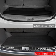 Vemart toyota estima acr50 car rear trunk inner guard protector stainless steel accessories