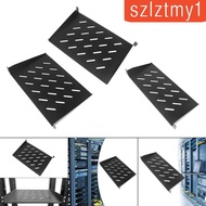 [szlztmy1] Server Rack Shelf Network Cabinet Shelf Universal Mounting Vented Cantilever Server Mount