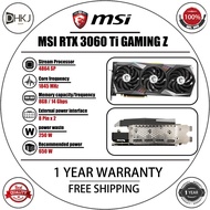 USED MSI GeForce RTX 3060 Ti GAMING Z TRIO 3060 Ti Gaming Graphics card 14000MHz GDDR6 8GB RTX 3060T