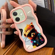 HP Case For OPPO A5 Pro 4G A5 Pro 5G Case Brown Bear Pattern Phone Case Silicone Softcase Macaron Mi