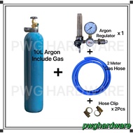 Argon Gas Tank Set With Gas / Tig Gas Tank Set ( Include Gas ) / Portable Argon Gas Set / Stainless Steel Gas Set