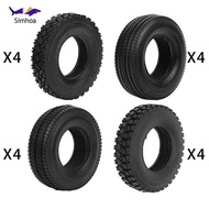 Simhoa 4x Tires Rubber Wear-Resistant Grip Replacement accessories Stable Driving /14 RC Crawler Car