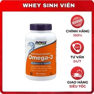 Now Omega 3 Fish Oil Supplement at Student Whey