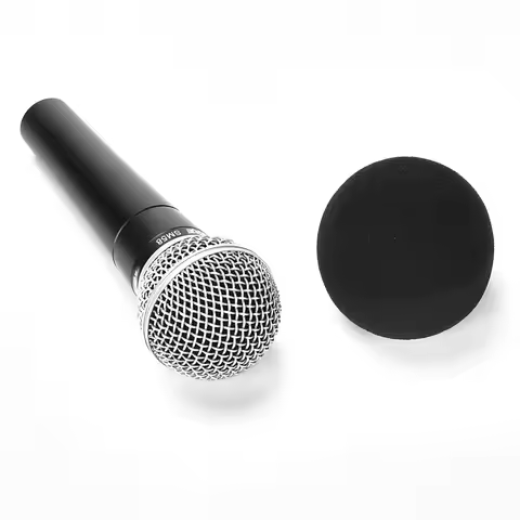 Mic Windscreen Foam Cover for Shure SM58 / SM48 Microphone Dust Cover