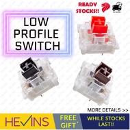 Low Profile Mechanical Switch Outemu Black Red Brown Blue Gateron Cherry Switch Replacement