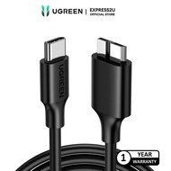UGREEN USB-C 3.1 TO MICRO B USB 3.0 MALE TO MALE CABLE 1M (BLACK)