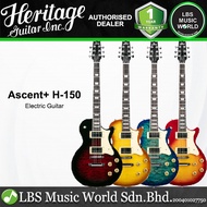 Heritage Ascent+ H-150 Flamed Quilted Maple Mahogany Electric Guitar HH Pickup with Rosewood Binding