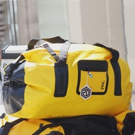 กระเป๋าเดินทางขนาดใหญ่กันน้ํา PVC ความร้อน Pressed Fitness Bag ขี่จักรยาน Saddlebag กลางแจ้งขี่เกียร