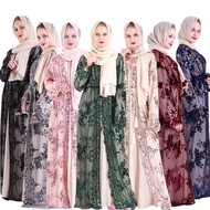 Ramadan Dubai Embroidery Abaya Islam Arab robe Women Wea Abaya Cloak Muslim abaya dress Muslimah Fas