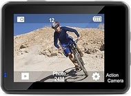 Action Camera 4K 60FPS Dual-Screen Sports Camera with WiFi Touch Remote Control Anti-Shake Outdoor W