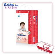 Bỉm dán/quần Goldgi+ Goldgi X5 / ECO Nhật size Nb92/S84/M66/M60/L56/L48/XL46/XL44/XXL34