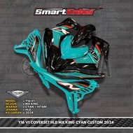 Y16 V1 COVERSET MX KING CYAN CUSTOM 2024 HLD