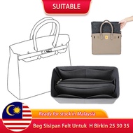 Organizer Beg Sisipan Felt Untuk Beg H Birkin 25/30/35 Organizer Beg Tangan Wanita Beg Perjalanan Be
