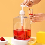 1600ml plastic syrup pump with pump (10cc)