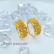 Fancy Jewellery Emas 916 Cincin Lipan Pasir Emas 916 tulen Bajet Emas 916