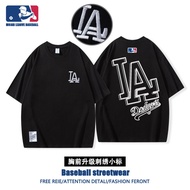 LA Los Angeles Dodgers American Style Trendy Top Baseball Short Sleeved T-shirt
