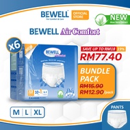 [6 packs] Bewell Aircomfort Adult Diapers Pants M | L | XL – 6 packs