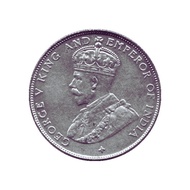 Straits Settlements 50 Cents | King George V | Silver Coin | Rare Colonial Era